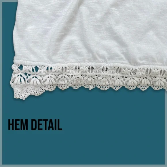 American Eagle White Racerback Tank Top - Picture 4 of 7